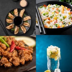 Chicken Fried Momo (2pcs) + Chilli Chicken (2pcs) + Egg Fried Rice