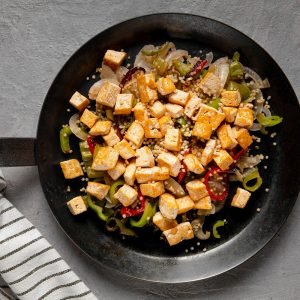 Chilli Paneer Dry (8pcs)
