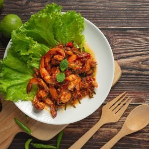 Chilli Prawn Dry (8pcs)