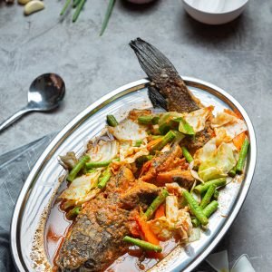 Fish In Hot Garlic Sauce (8pcs)