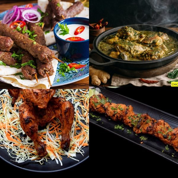 Reshmi Kebab+Hariyali Chicken+Chicken Tikka+Tandoori Chicken+Mutton Sheek Kebab