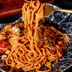 Schezwan Chicken Noodles