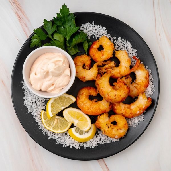 Schezwan Prawn Dry (4pc/8pcs)